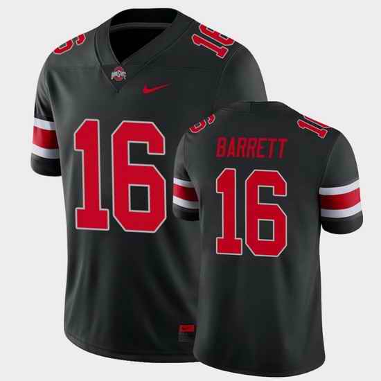 Men Ohio State Buckeyes J.T. Barrett College Football Black Alternate Game Jersey